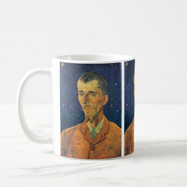 Portrait of Eugene Boch by Vincent van Gogh Coffee Mug (Left)
