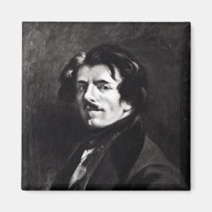 Portrait of Eugene Delacroix Magnet