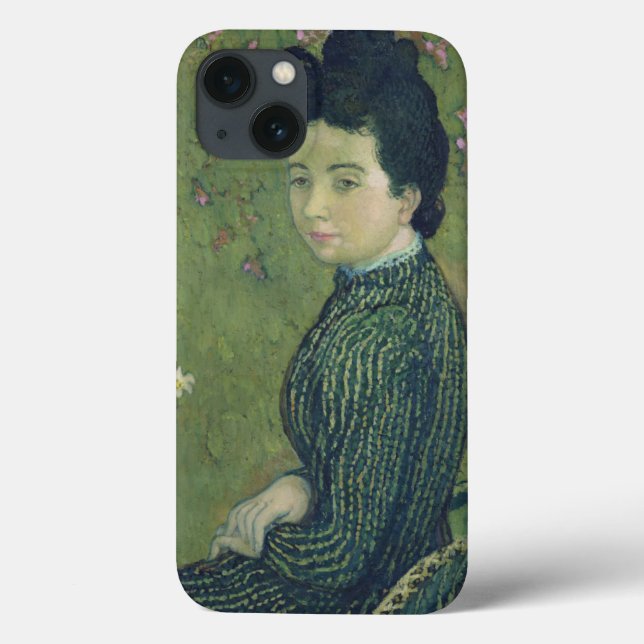 Portrait of Eva Meurier in a Green Dress Case-Mate iPhone Case (Back)