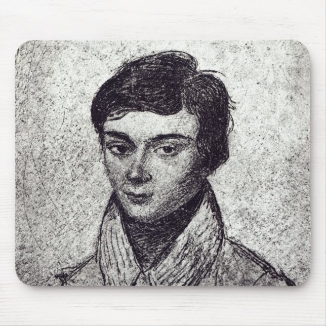 Portrait of Evariste Galois Mouse Pad (Front)