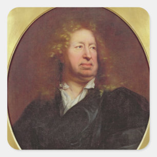 Portrait of Everhard Jabach 1688 Square Sticker