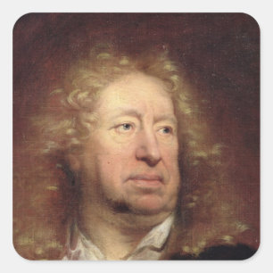 Portrait of Everhard Jabach Square Sticker