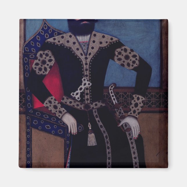 Portrait of Fath-Ali, Shah of Iran , Magnet (Front)
