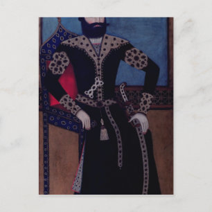 Portrait of Fath-Ali, Shah of Iran , Postcard