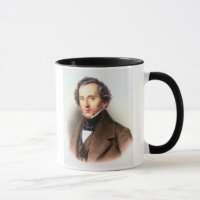 Portrait of Felix Mendelssohn (1809-47) (litho)