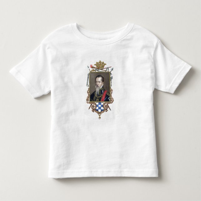 Portrait of Ferdinand Alvarez de Toledo Duke of Al Toddler T-Shirt (Front)
