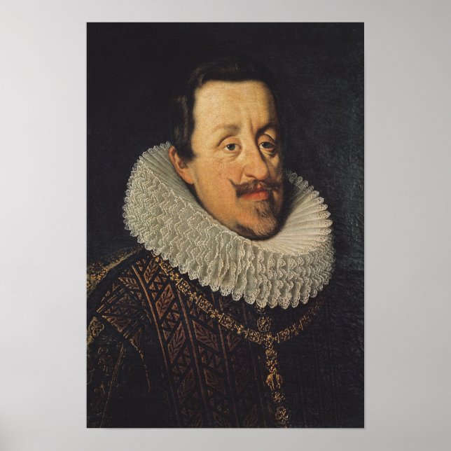 Portrait of Ferdinand II  of Habsbourg, 1622-37 Poster (Front)