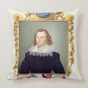 Portrait of Ferdinando Stanley (1559-94) 5th Earl Cushion