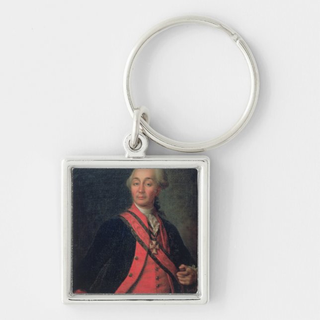 Portrait of Field Marshal Generalissimo Key Ring (Front)