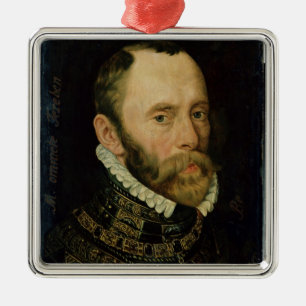 Portrait of Filips van Montmorency Metal Ornament