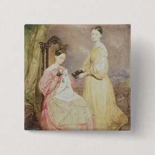 Portrait of Florence Nightingale and her 15 Cm Square Badge