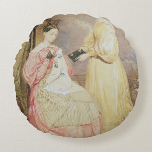Portrait of Florence Nightingale and her Round Cushion