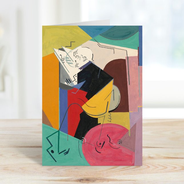 Portrait of Florent Schmitt | Albert Gleizes Card (Creator Uploaded)