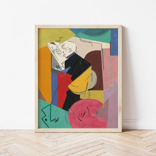 Portrait of Florent Schmitt Albert Gleizes Poster