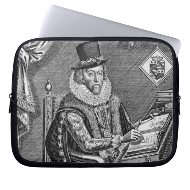 Portrait of Francis Bacon (1561-1626) Viscount of Laptop Sleeve (Front)