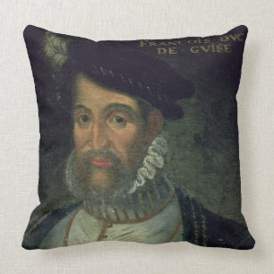 Portrait of Francois, 2nd Duke Guise (1519-63) Fre Cushion