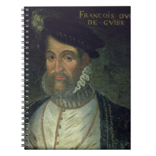 Portrait of Francois, 2nd Duke Guise (1519-63) Fre Notebook