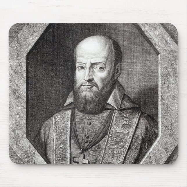 Portrait of Francois de Sales Mouse Pad (Front)