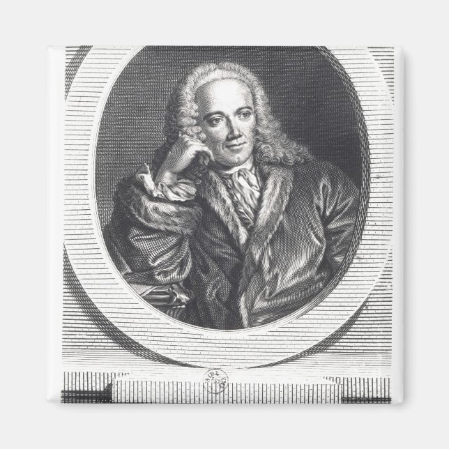 Portrait of Francois Quesnay Magnet (Front)