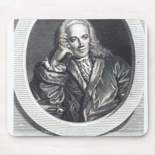 Portrait of Francois Quesnay Mouse Pad (Front)