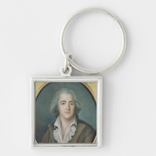 Portrait of Francois Rene Vicomte de 2 Key Ring