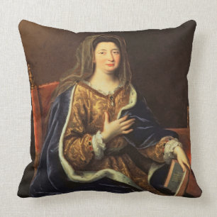 Portrait of Francoise d'Aubigne (1635-1719) the Ma Cushion