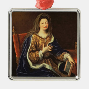 Portrait of Francoise d'Aubigne (1635-1719) the Ma Metal Tree Decoration