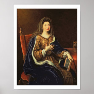 Portrait of Francoise d'Aubigne (1635-1719) the Ma Poster