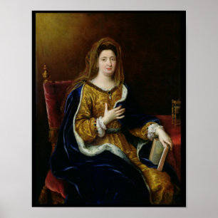Portrait of Francoise d'Aubigne Marquise Poster