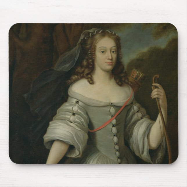 Portrait of Francoise Louise de la Baume Mouse Pad (Front)