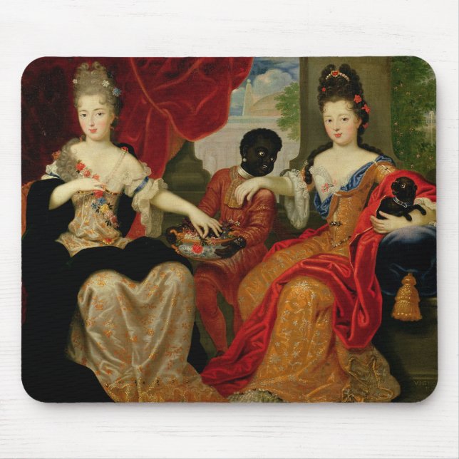 Portrait of Francoise-Marie de Bourbon Mouse Pad (Front)