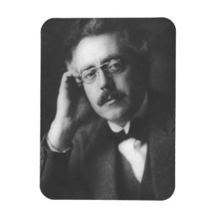 Portrait of Frank Bridge (1879-1941) (b/w photo) Magnet