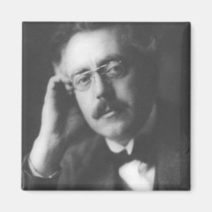 Portrait of Frank Bridge (1879-1941) (b/w photo) Magnet