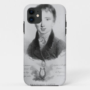 Portrait of Franz Liszt (1811-86) aged 11 (engravi iPhone 11 Case