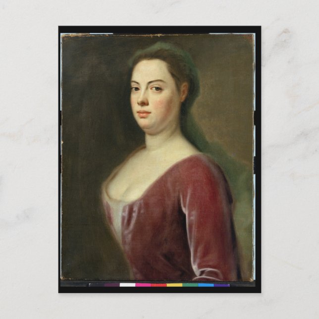 Portrait of Frau Denner Postcard (Front)