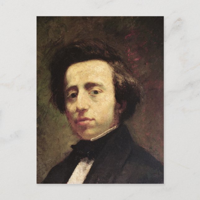 Portrait of Frederic Chopin 2 Postcard (Front)