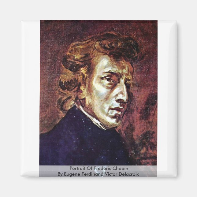 Portrait Of Frédéric Chopin Magnet (Front)
