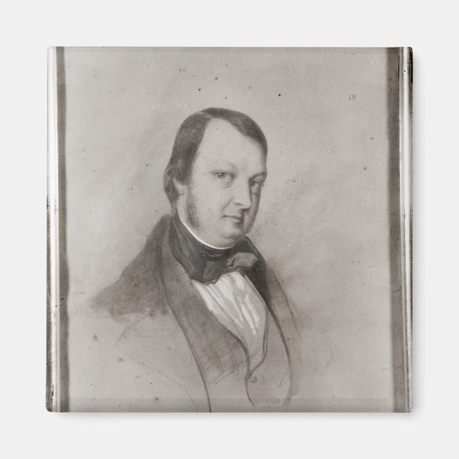 Portrait of Frederic Chopin Magnet (Front)