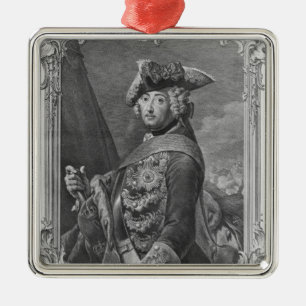 Portrait of Frederick II, The Great Metal Ornament