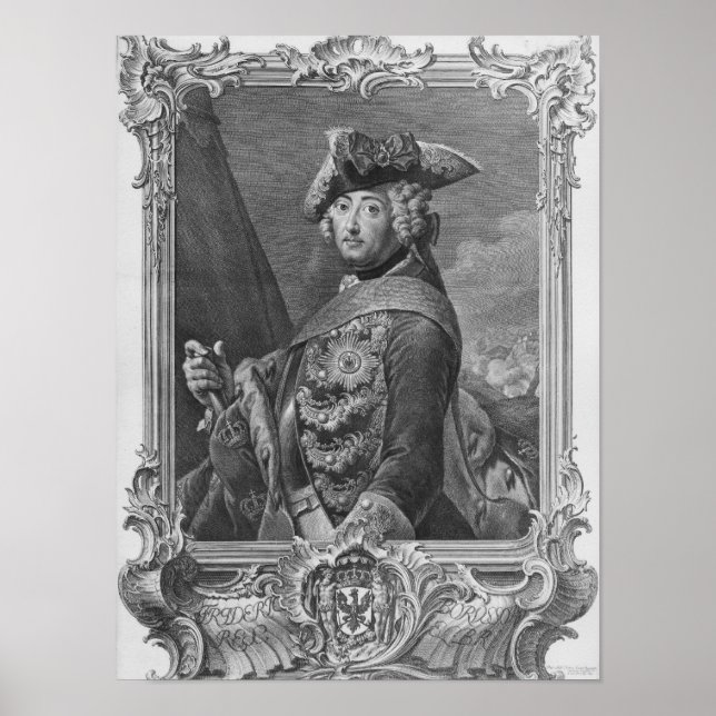Portrait of Frederick II, The Great Poster (Front)