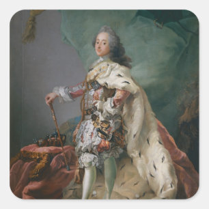 Portrait of Frederick V, 1749 Square Sticker