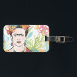 Portrait of Frida Kahlo Luggage Tag<br><div class="desc">Portrait of Frida Kahlo by June Erica Vess</div>