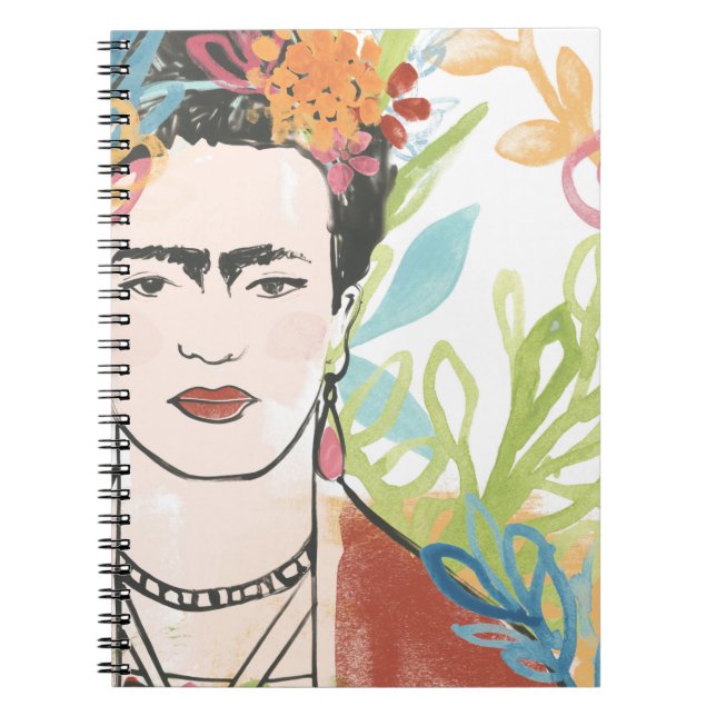 Portrait of Frida Kahlo Notebook (Front)