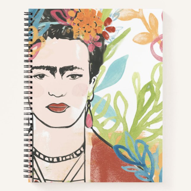 Portrait of Frida Kahlo Notebook (Front)