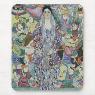 Portrait of Friederike Maria Beer by Gustav Klimt Mouse Pad