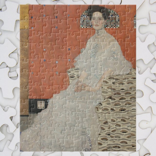 Portrait of Fritza Riedler by Gustav Klimt Jigsaw Puzzle (Creator Uploaded)