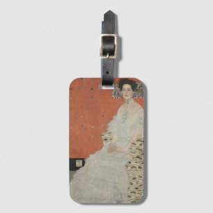 Portrait of Fritza Riedler by Gustav Klimt Luggage Tag