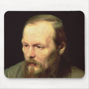 Portrait of Fyodor Dostoyevsky 1872 Mouse Pad