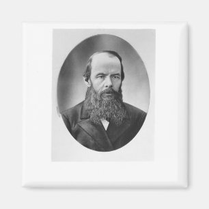 Portrait of Fyodor Mikhailovich Dostoyevsky Magnet