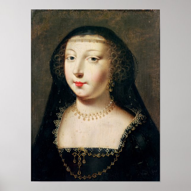 Portrait of Gabrielle d'Estrees Poster (Front)